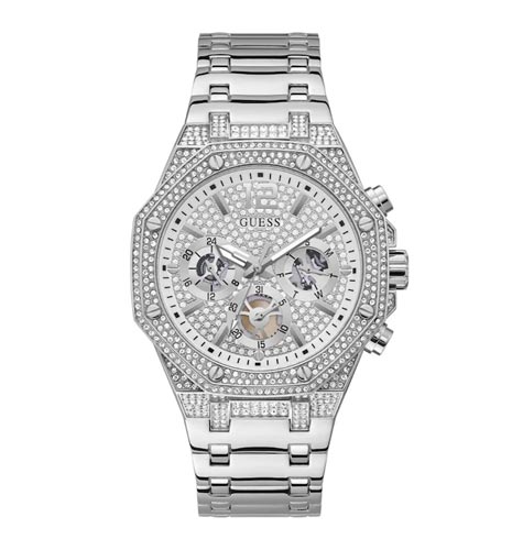 Men Embellished Dial & Bracelet Style Straps Analogue Watch GW0419G1